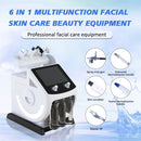6 in 1 multifunctional facial skin care and beauty instrument Rf Oxygen Hydra Dermabrasion Hydro Diamond Pdt Led Light Mask Machine SPA626