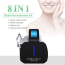 8-in-1 Hydradermabrasion RF Facial Beauty Device with 100 kPa Vacuum Multi Handles & Touch Screen for Deep Cleansing Skin Rejuvenation