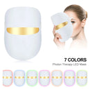 Portable Facial Aesthetic Device 7 Colors Skin Rejuvenation Acne Reduction LED Face Therapy Mask LED Facial Masks
