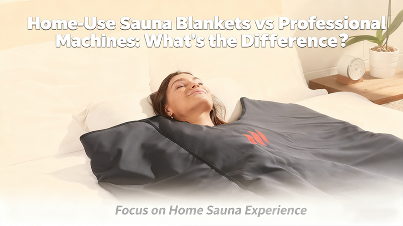 Home-Use Sauna Blankets vs Professional Machines: What’s the Difference?