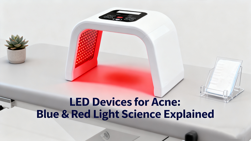 LED Devices for Acne: Blue & Red Light Science Explained