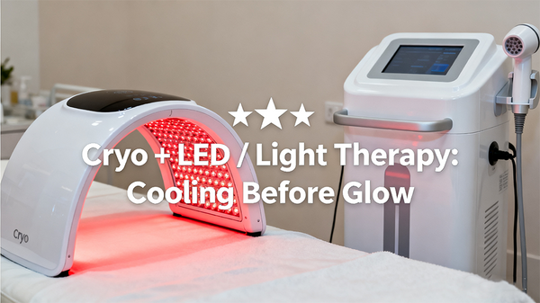 ❄️✨ Cryo + LED / Light Therapy: Cooling Before Glow