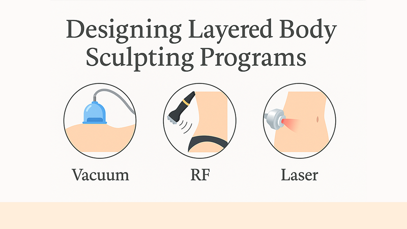 Designing Layered Body Sculpting Programs (Vacuum + RF + Laser)