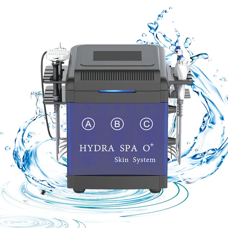 Why could hydrodermabrasion machine do deep cleansing on face?