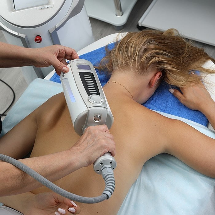 EMS RF Body Sculpt Pads & Inner Ball Roller Muscle Stimulating Cellulite Massagger Cavitation RF Body Massage Machine