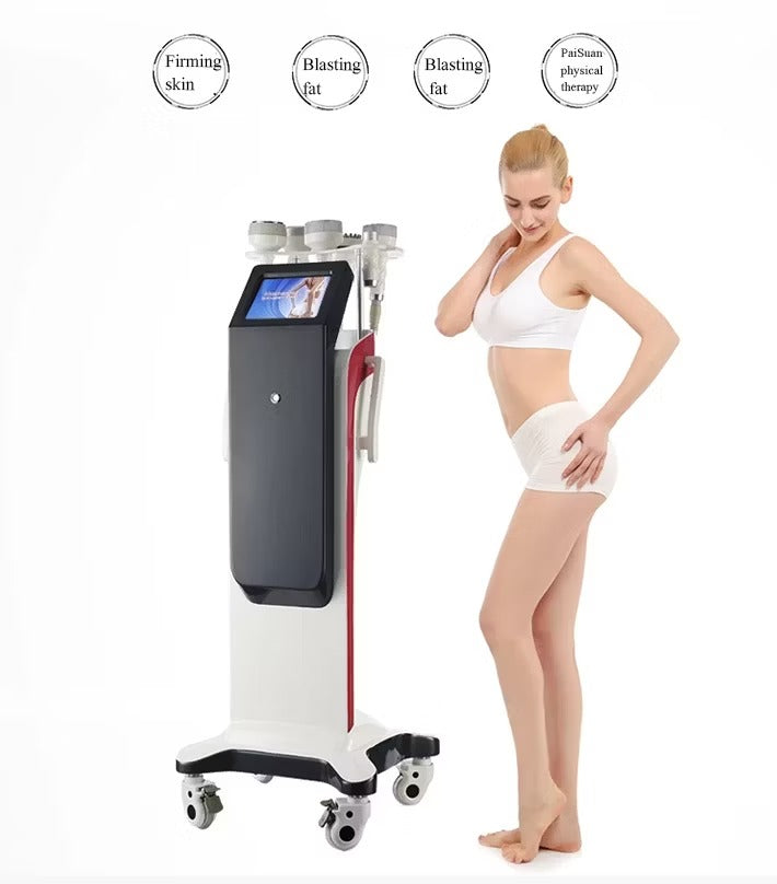 Vacuum Ultrasound Cavitation RF LED Microcurrent Therapy Body Shaping Machine AS81