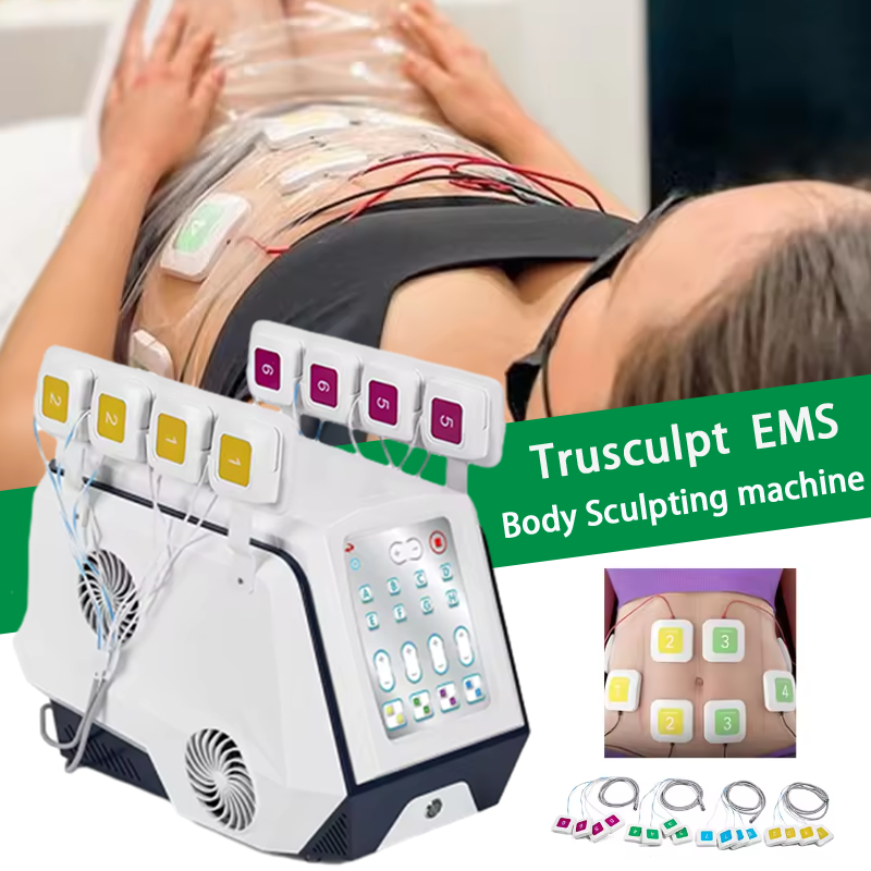 16 Handles ID Flex Painless 3d Body Sculpting Deep Heating Fat Burning Slimming Machine Rf Skin Tightening Trusculpt Reduction