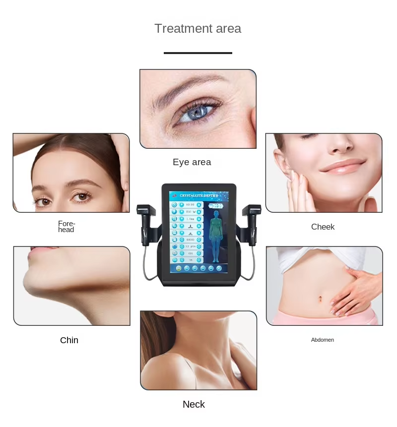 Microneedling RF Skin Rejuvenation fractional microneedlerf 4 tips Rfneedle wrinkle removal Treatment