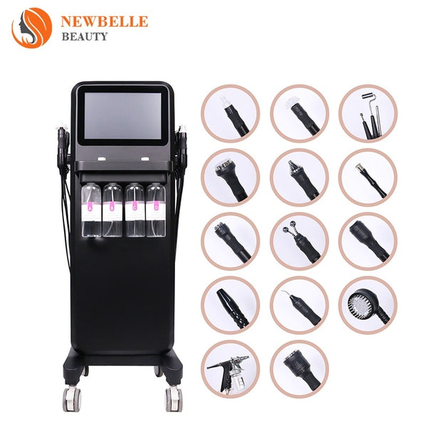 Multi-Function Aesthetic Device Diamond Exfoliation, Bio Microcurrent PDT Light Skin Care Hydrodermabrasion Hydro Dermabrasion Therapy
