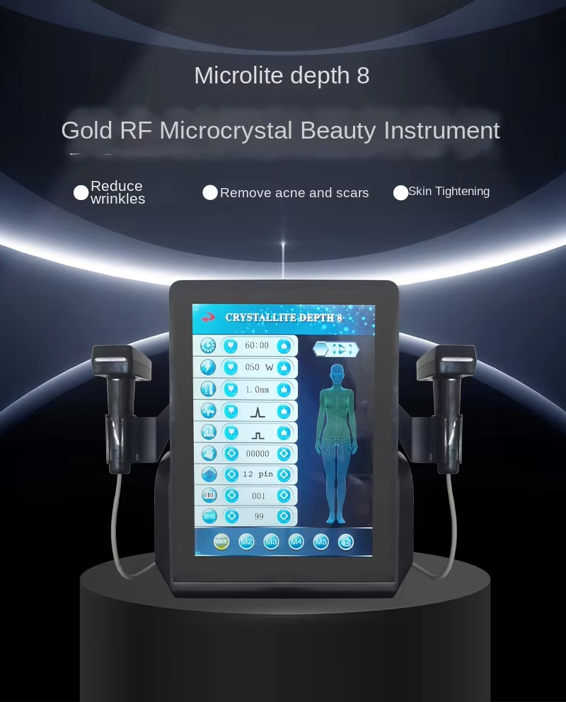 Microneedling RF Skin Rejuvenation fractional microneedlerf 4 tips Rfneedle wrinkle removal Treatment