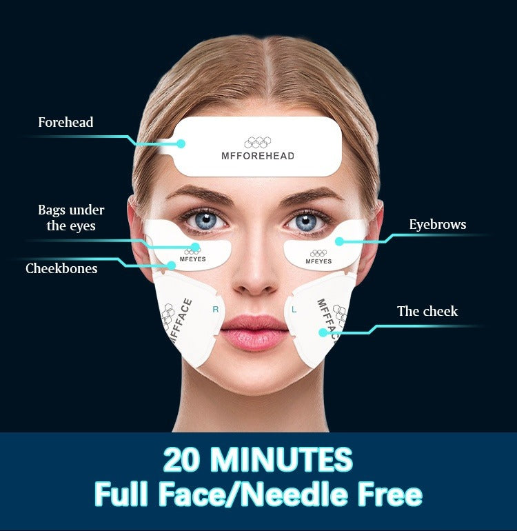 Full face skin tightening reduce wrinkles electric muscle stimulator machine magnetic ret face ems facial massager wrinkle remover equipment
