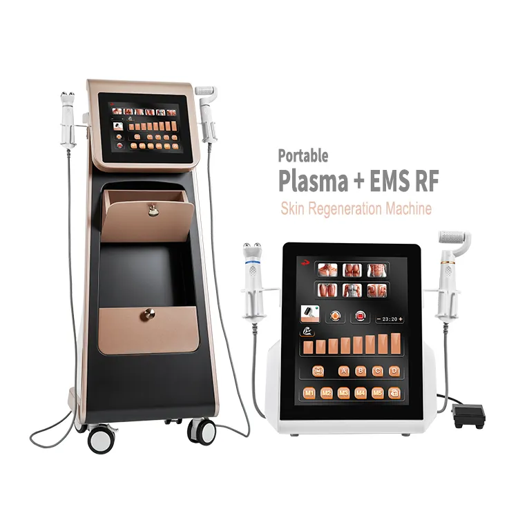 2 in 1 Rfems +Plasma Multifunctional Wrinkle Scars Removal Skin Resurfacing Face Lifting Ems Rf Machine A59