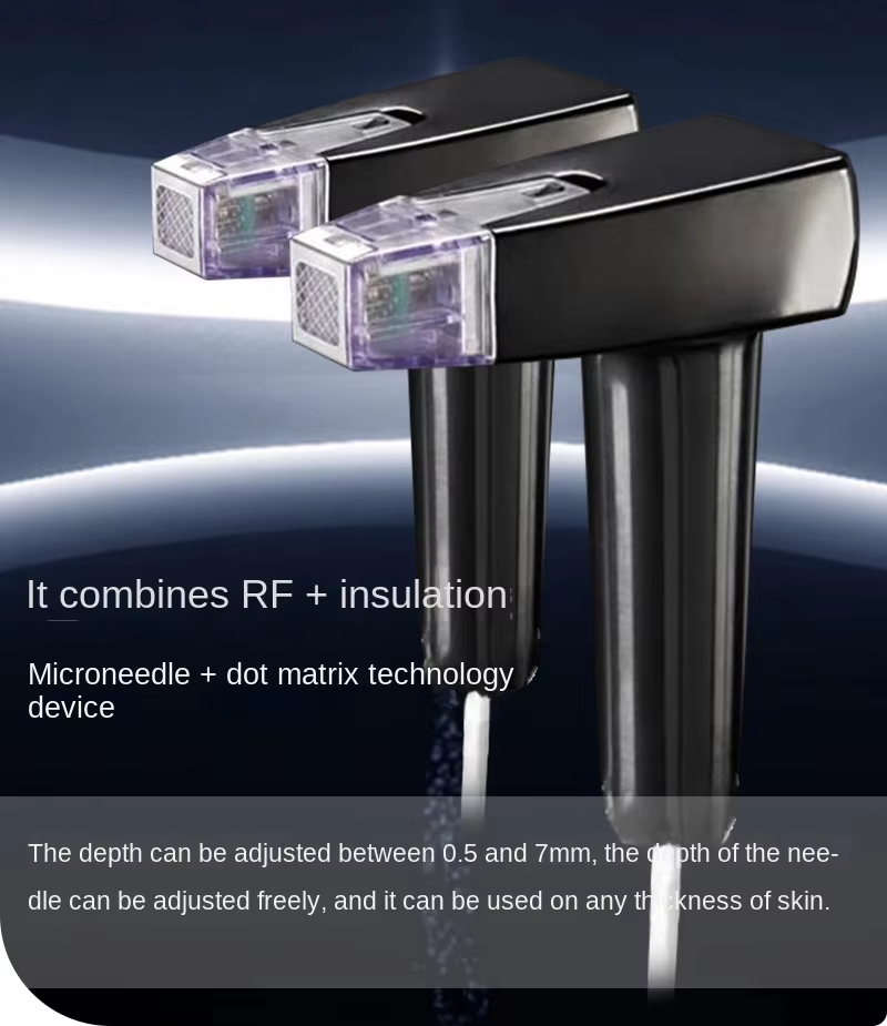 Microneedling RF Skin Rejuvenation fractional microneedlerf 4 tips Rfneedle wrinkle removal Treatment