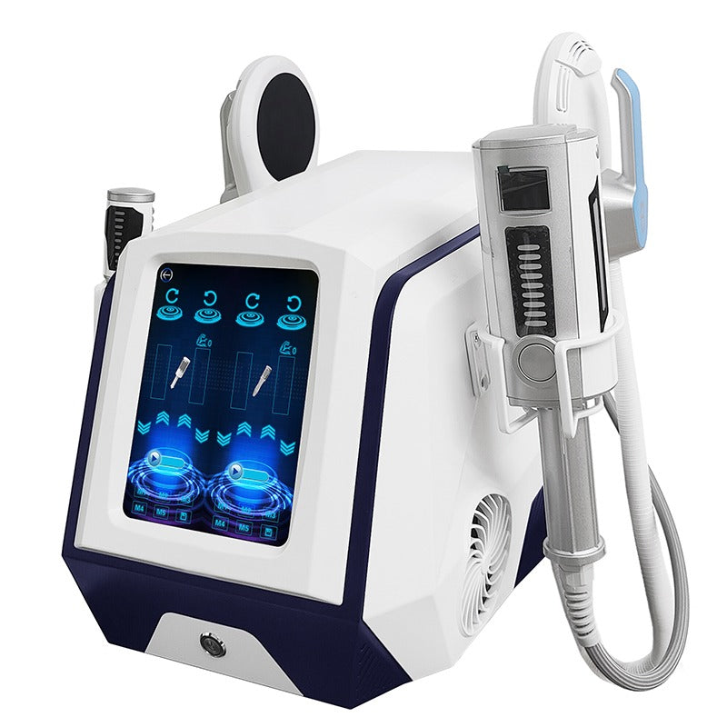 EMS RF Body Sculpt Pads & Inner Ball Roller Muscle Stimulating Cellulite Massagger Cavitation RF Body Massage Machine