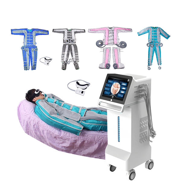 24 airbags full body Pressotherapy infrared Eye Slimming Lymphatic Massage Slimming Beauty Instrument Cellulite Reduction BR619
