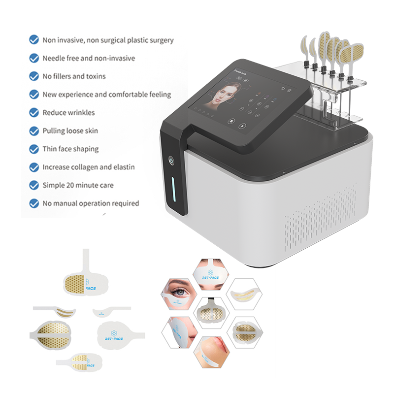 Microcurrent Facial Magnetic Muscle Ret Face Lifting RF EMS Machine Micro Current for Skin Tightening