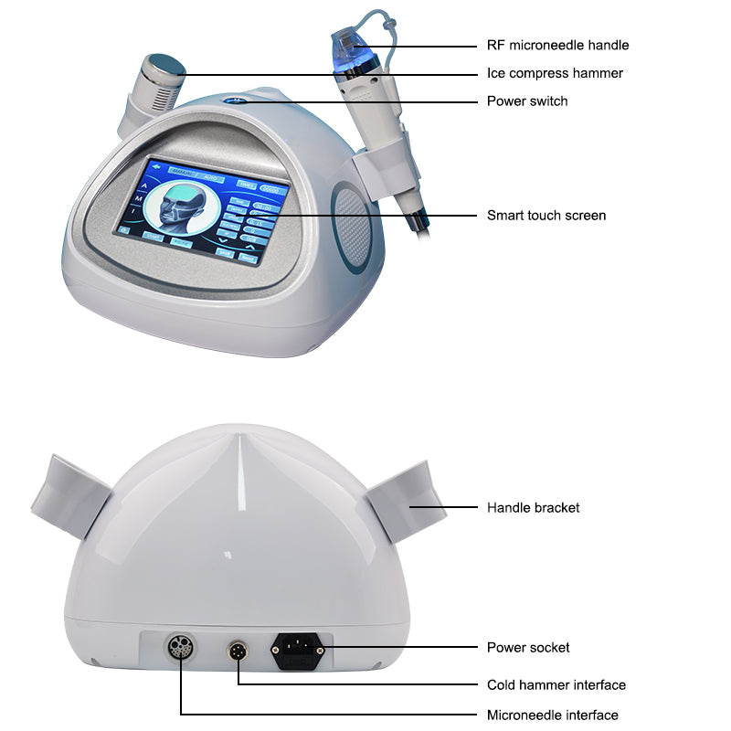 2 in1 low temperature micror skin tightening machine