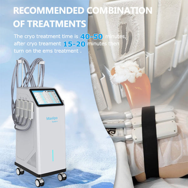 Cryo ems cryoskin coolsculpt pads cryotherapy beauty machine cool cold t body slimming shock