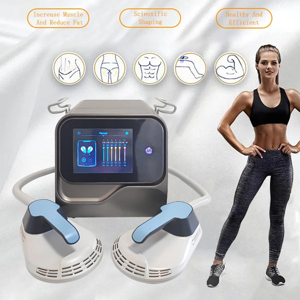 Upgrade body sculpting machine muscle stimulator emslim ems 2 handle weight loss beauty equipment