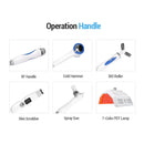 7 Color LED face facial light therapy skin care led beauty machine with oxygen spray skin scrubber 6 in 1