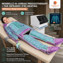NEWBELLE 44-Airbag Pressotherapy Machine with Far-Infrared Heating - Full Body Lymphatic Drainage System