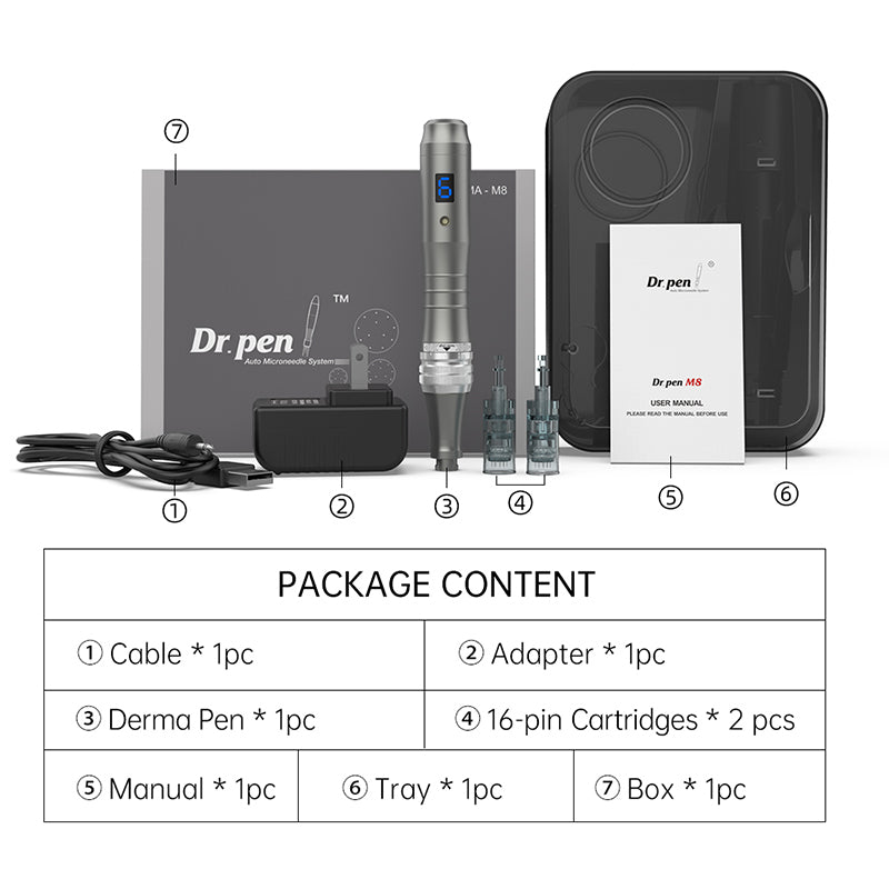 Professional Wireless Pen M8 With Display Deu-Pen Micropenna Cartridge needle