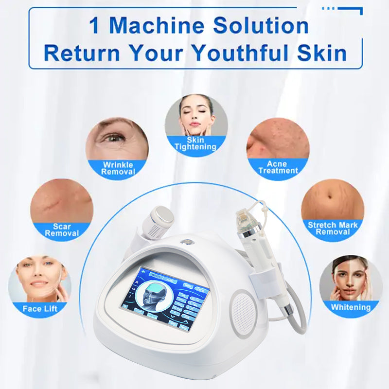 2 in1 low temperature micror skin tightening machine