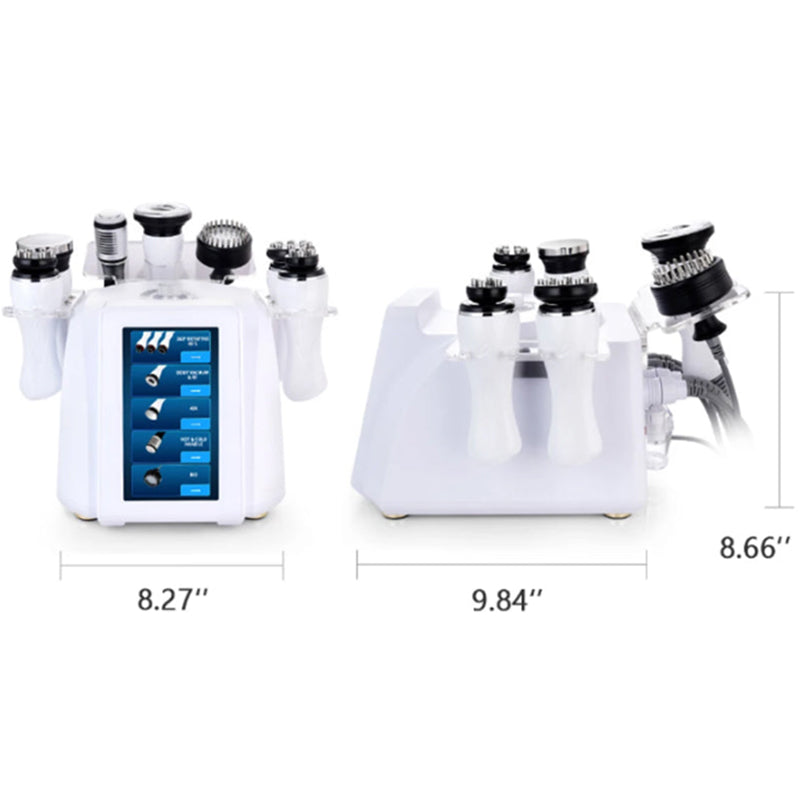 New 360 Degree Rolling RF 40K Cavitation Body Suction Weight Loss Machine 8 in 1 Face Lifting Beauty Machine