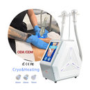 Professional 2 handles cryo Cool Thermal shock skin tighten machine freeze cryotherapy fat cryoskin body slimming machine