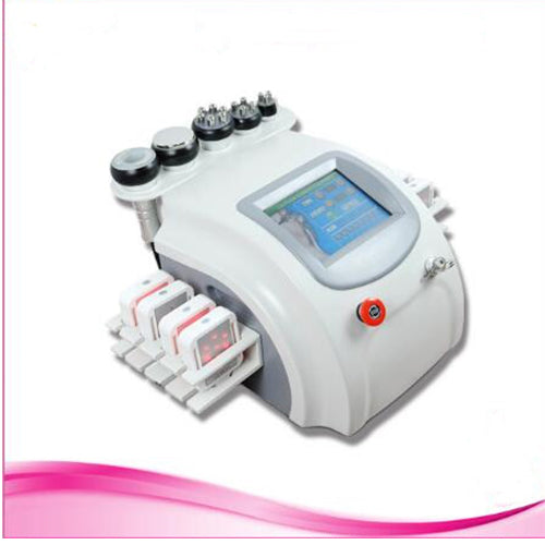 Portable 6 in 1 rf radio frequency ultrasound lipo laser body slimming fat ultrasonic cavitation machine