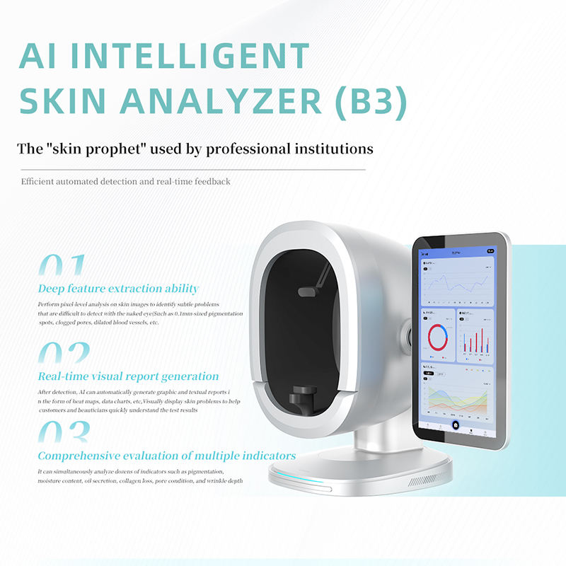 Professional Ai-Powered Facial Skin Analyzer with Real-Time Report Submission Advanced Digital Skin Diagnosis for Clinics Salons