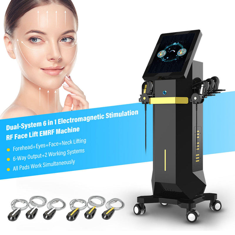 Muscle Tightening Reduce Wrinkles Non-Invasive Emrf Face Face Muscle Training Facial Revolution Machine EMS Facial Massager C60