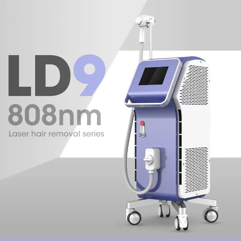 755 808 1064 Diode Laser Hair Removal Machine All Skin Type Hair Removal Laser 3 Wavelength 2023