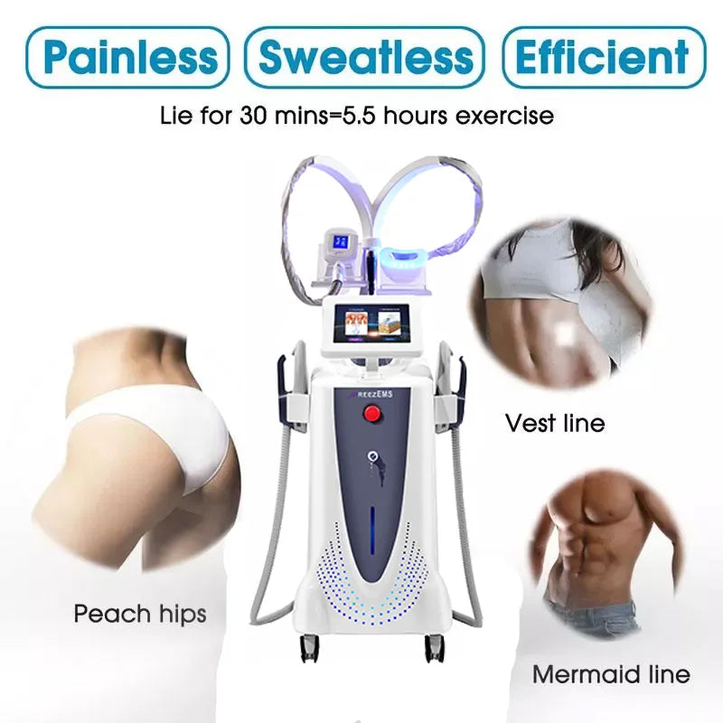 High-Tech Electric Wireless Abdominal Weight Loss Body Sculpt Slim Machine Muscle EMS Stimulator EMSlim Slimming Machine