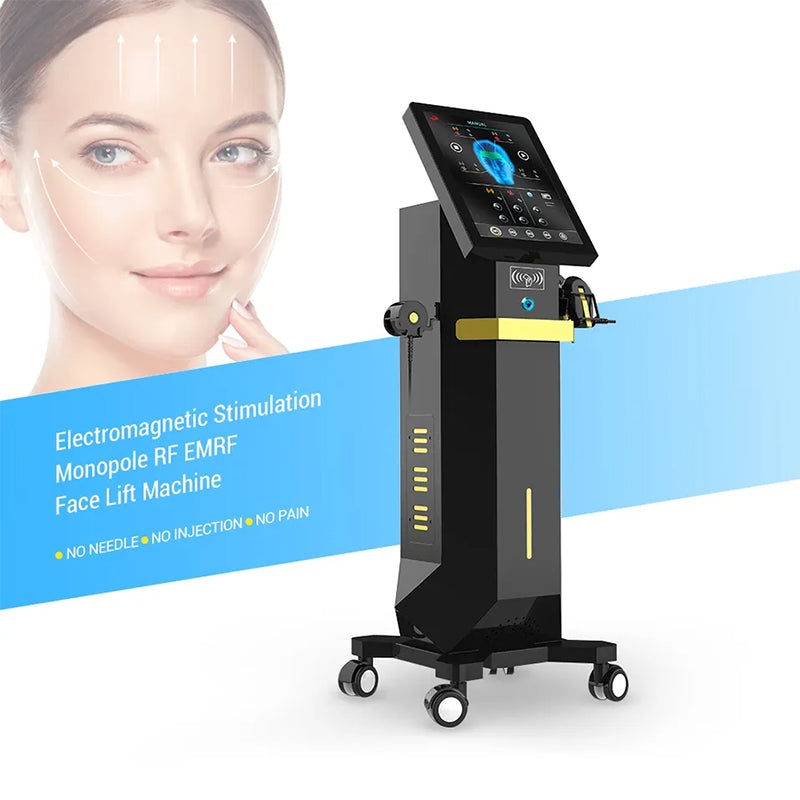 Newest Em Rf Face Lifting Machine with EMS Muscle Stimulator for Anti-wrinkle MES PE-Face Beauty Machine