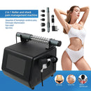 NEWBELLE Portable 2 in 1  Shockwave Heat Roller Ball Lymphatic Drainage Massager Shock Wave Physical Rehabilitation Therapy Machine HQL001