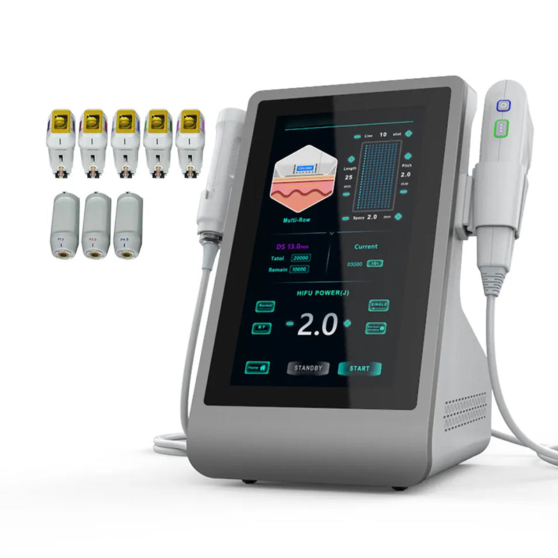 New 2 in 1 RF+9D Face Beauty Machine Hifu 4D Machine for Face and Body Hifu(high intensity focused ultrasound)