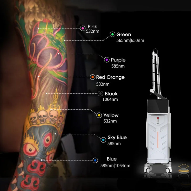 Laser Picosecond Coffee Spot Removal Tattoo Remover Laser Clinic Using Q Switch Picosecond Laser