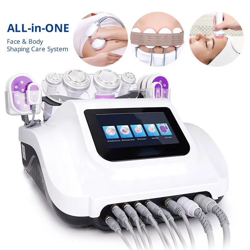 Professional Lipo Laser Weight Loss 30K Cavitation S Shape Vacuum Cavitation System Radio Frequency Skin Tightening Machine