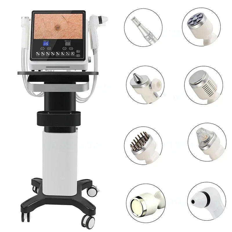 Hydro Dermabrasion Machine with High Pixel SkinDetection for Hair Scalp Pores Home Use Beauty SkinMicrodermabrasion Machine