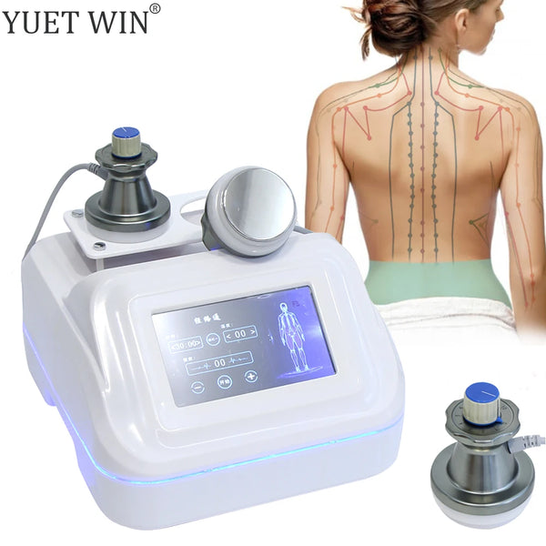 Electric Lymphatic Drainage Machine EMS with Heating Body Massage Muscles Relax Pain Relief Massager Equipment