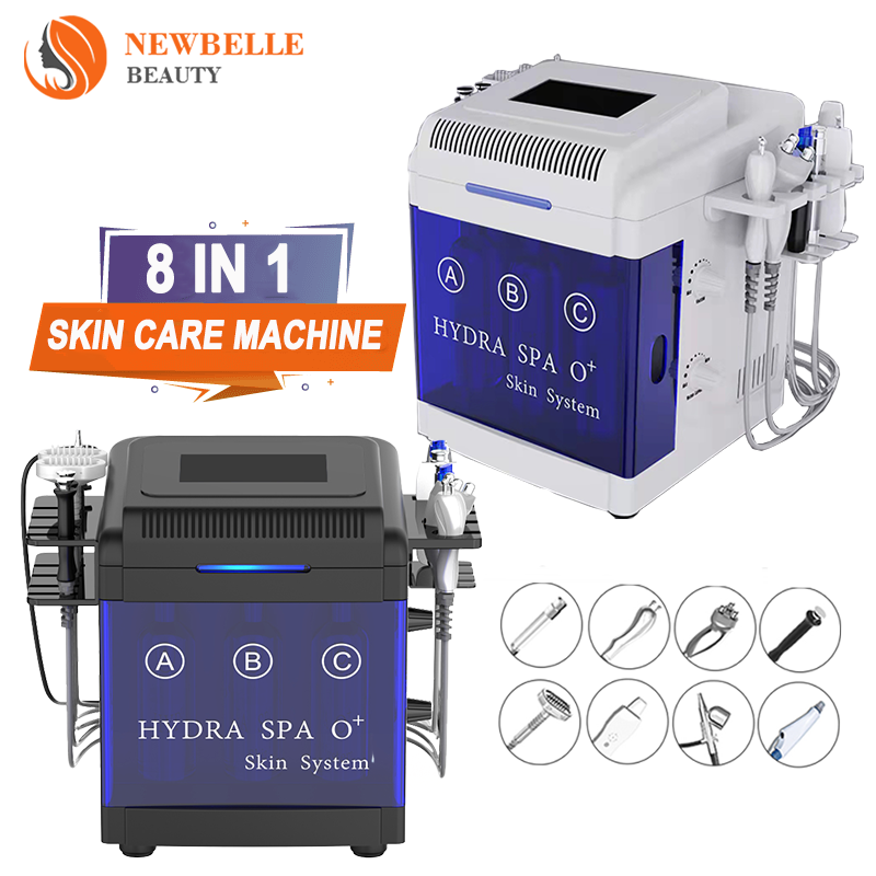 Professional 10 in 1 multifunction skin care facial beauty spa diamond dermabrasion ultrasonic hydrodermabrasion machine