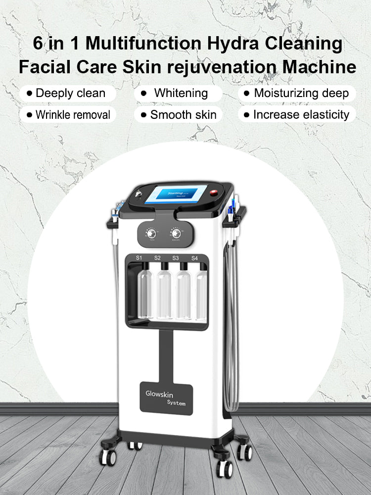 6 in 1 multifunction hydra dermabrasion microdermabrasion cleaning facial care skin rejuvenation machine SPA227