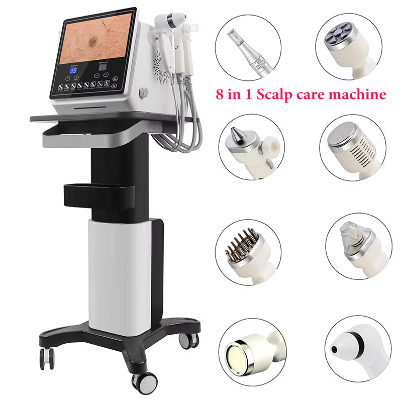 Hydro Dermabrasion Machine with High Pixel SkinDetection for Hair Scalp Pores Home Use Beauty SkinMicrodermabrasion Machine