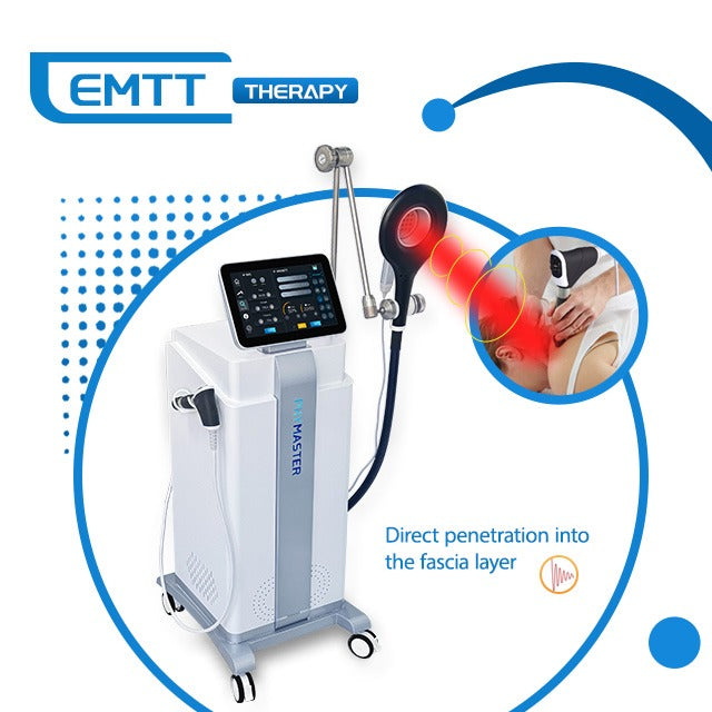 3 in 1 Shockwave Machine with Magnetotherapy for Elbow Knee Spine Fat Reduction Shock Wave Physical Infrared Therapy PMST MASTER