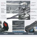 NEWBELLE Lymph Massage Presoterapy Compression Suit Pressotherapy Lymphatic Vacuum Machine SA06F