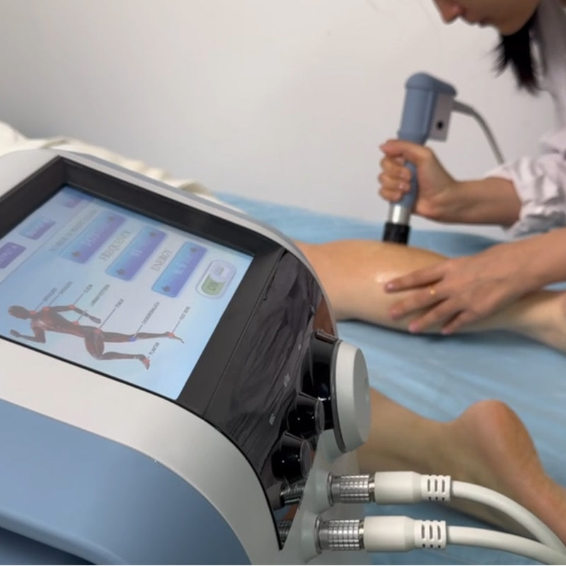 NEWBELLE Focused Shockwave ondas de choque Shock Wave  Therapy Massage Machine SW25