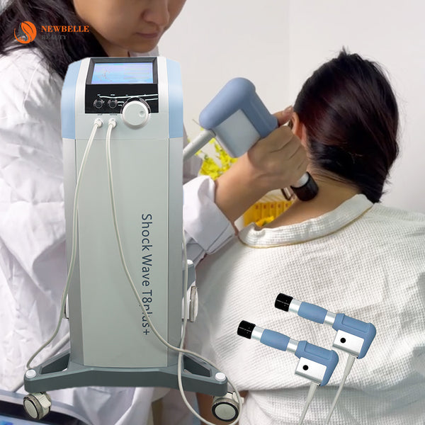 NEWBELLE Focused Shockwave ondas de choque Shock Wave  Therapy Massage Machine SW25