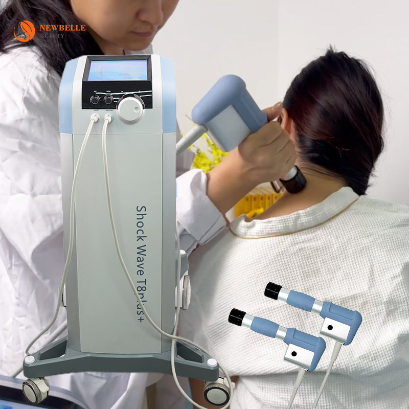 NEWBELLE Focused Shockwave ondas de choque Shock Wave  Therapy Massage Machine SW25