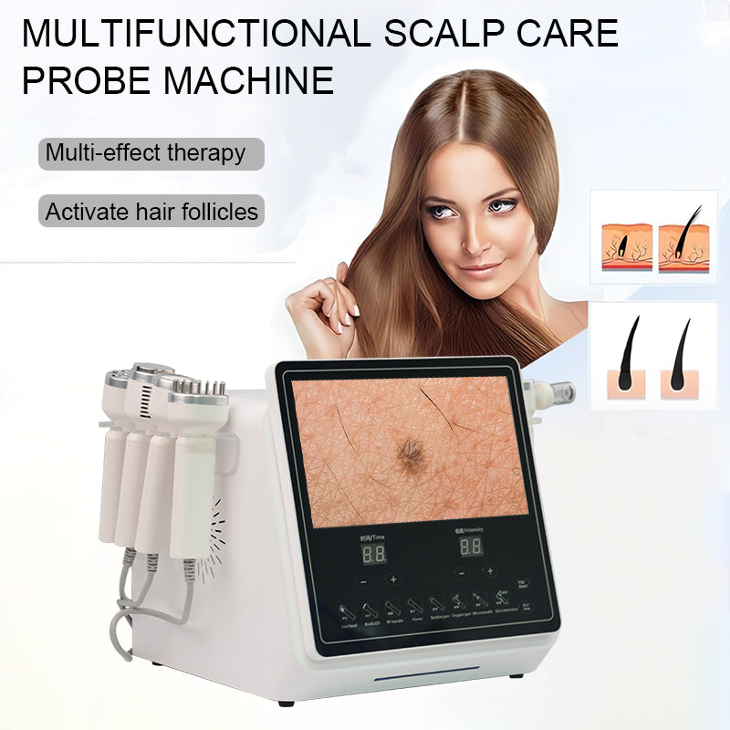 Hydro Dermabrasion Machine with High Pixel SkinDetection for Hair Scalp Pores Home Use Beauty SkinMicrodermabrasion Machine